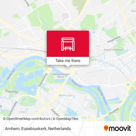 Arnhem, Eusebiuskerk map