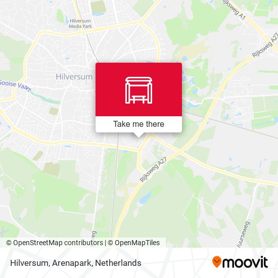 Hilversum, Arenapark Karte