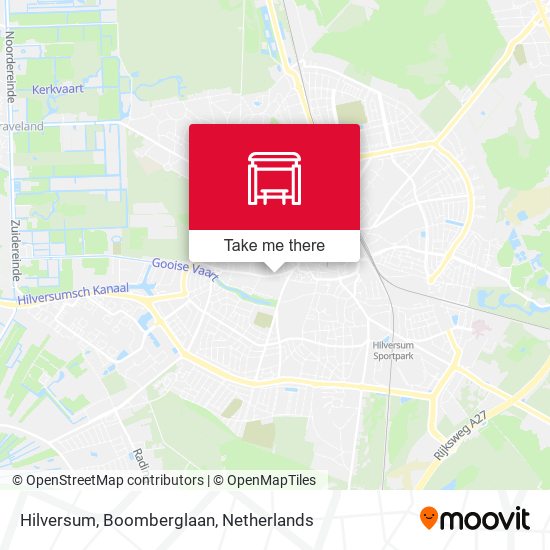 Hilversum, Boomberglaan map