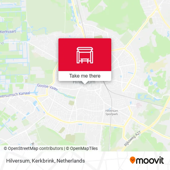 Hilversum, Kerkbrink map