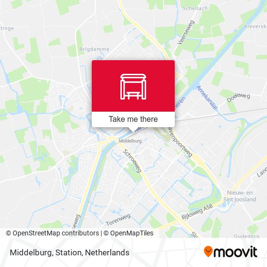 Middelburg, Station Karte