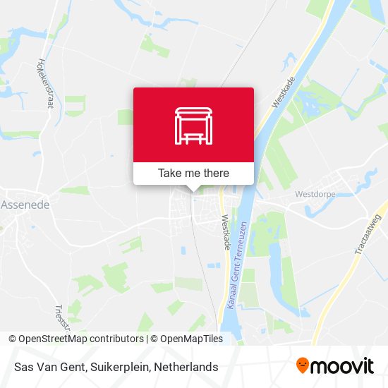 Sas Van Gent, Suikerplein map