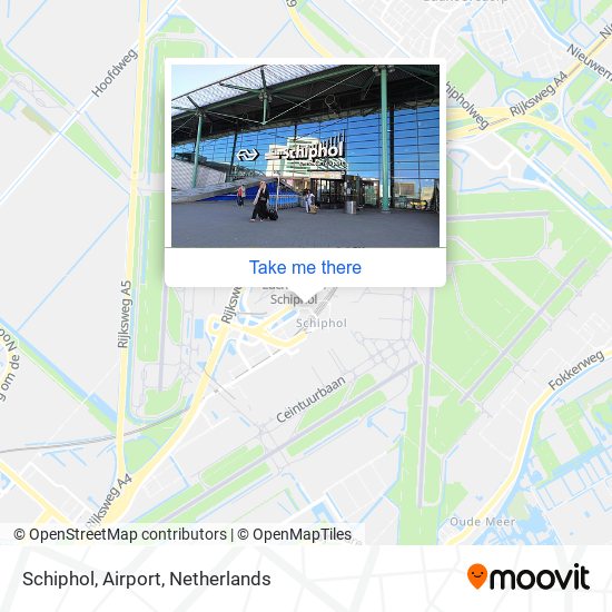 Schiphol, Airport map