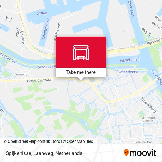 Spijkenisse, Laanweg map