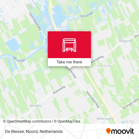 De Blesse, Noord map
