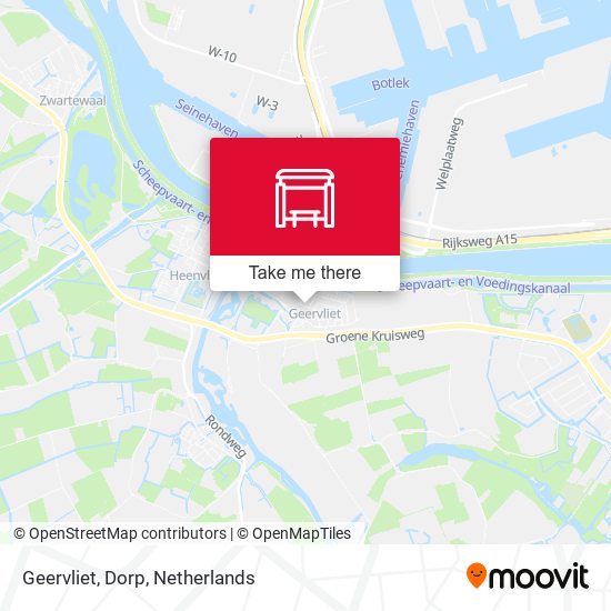 Geervliet, Dorp map