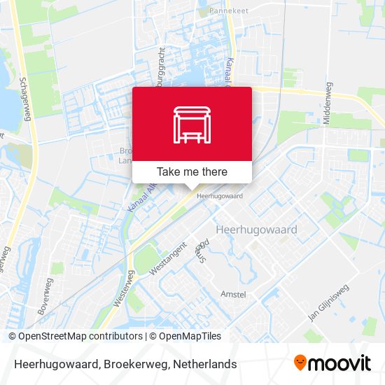 Heerhugowaard, Broekerweg map