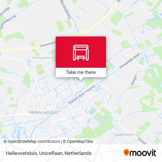 Hellevoetsluis, Uniceflaan map