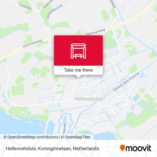 Hellevoetsluis, Koninginnelaan map