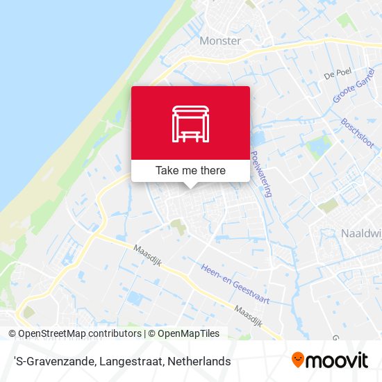 'S-Gravenzande, Langestraat map