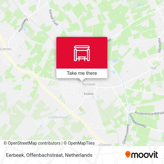 Eerbeek, Offenbachstraat Karte