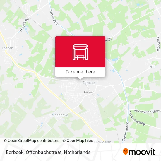 Eerbeek, Offenbachstraat Karte