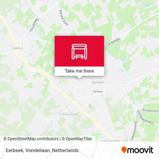 Eerbeek, Vondellaan map