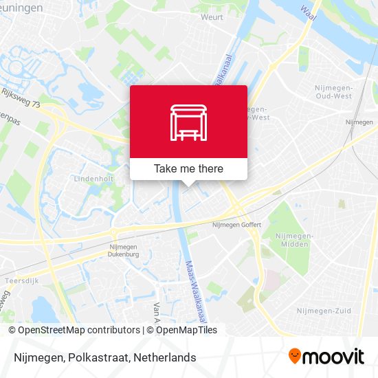 Nijmegen, Polkastraat map