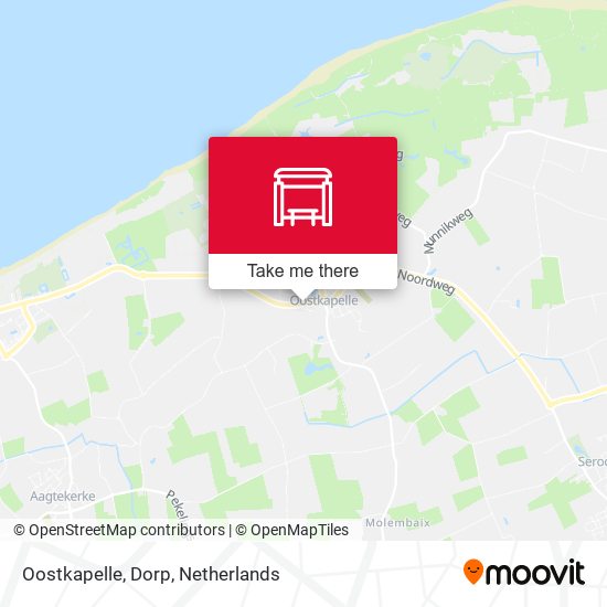 Oostkapelle, Dorp map