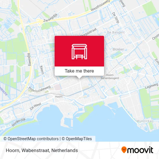Hoorn, Wabenstraat map