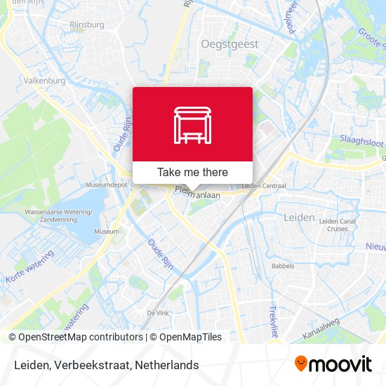 Leiden, Verbeekstraat map