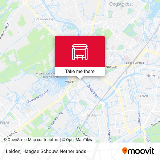 Leiden, Haagse Schouw map