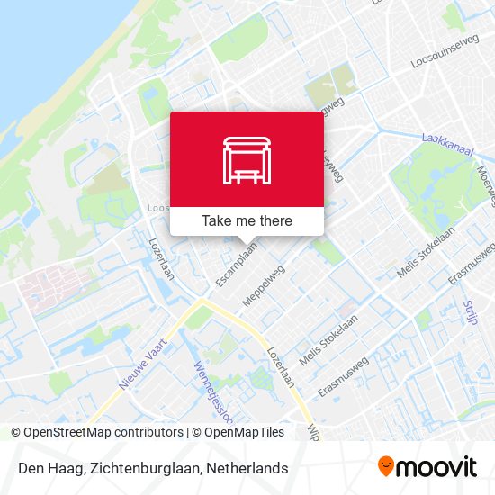 Den Haag, Zichtenburglaan map