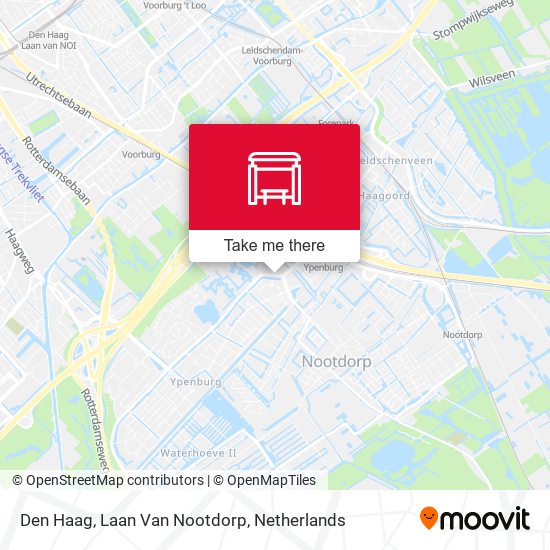 Den Haag, Laan Van Nootdorp Karte