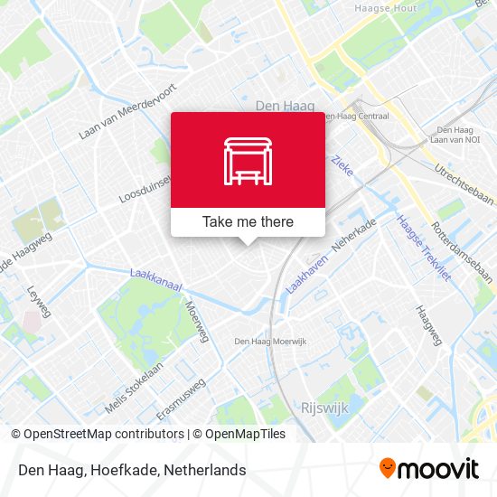 Den Haag, Hoefkade map