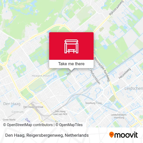 Den Haag, Reigersbergenweg map