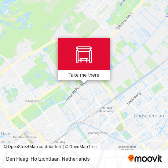 Den Haag, Hofzichtlaan Karte