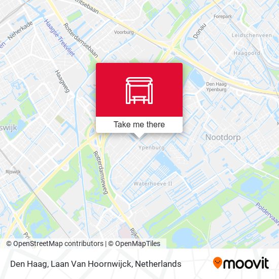 Den Haag, Laan Van Hoornwijck Karte