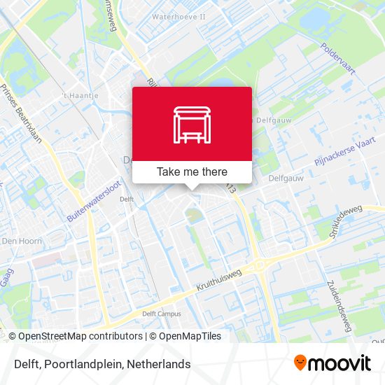 Delft, Poortlandplein map