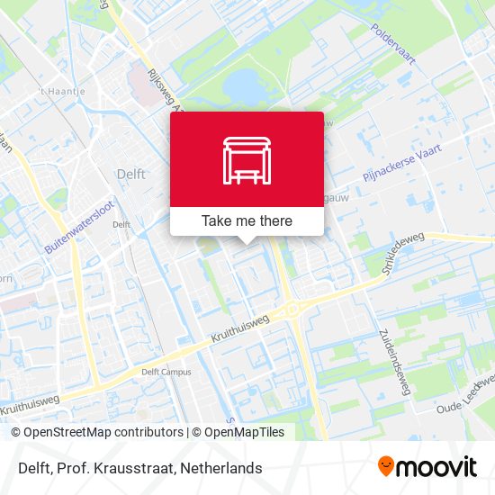 Delft, Prof. Krausstraat map