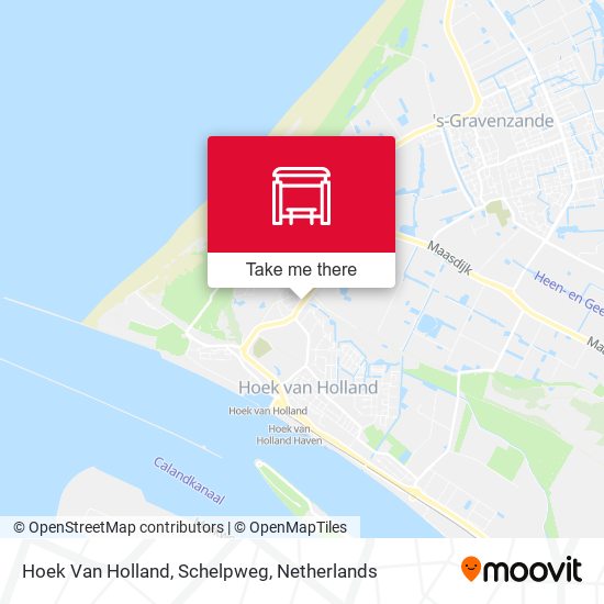 Hoek Van Holland, Schelpweg Karte