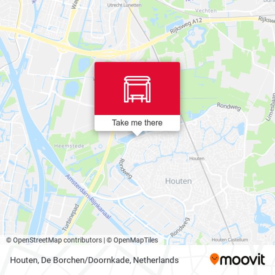 Houten, De Borchen/Doornkade map