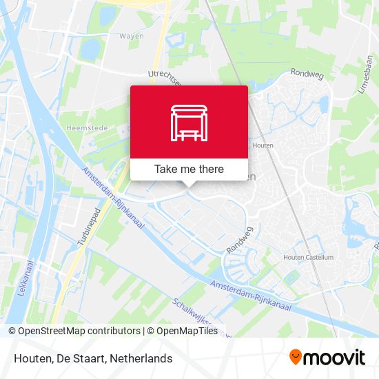 Houten, De Staart map