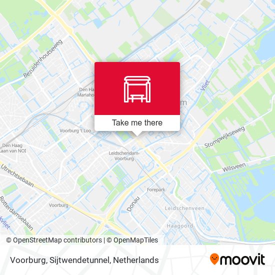 Voorburg, Sijtwendetunnel map