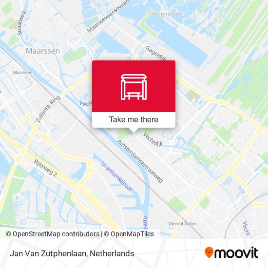 Jan Van Zutphenlaan map