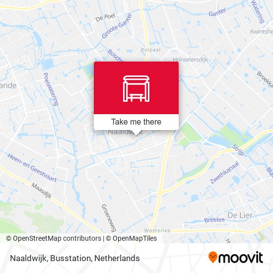 Naaldwijk, Busstation map