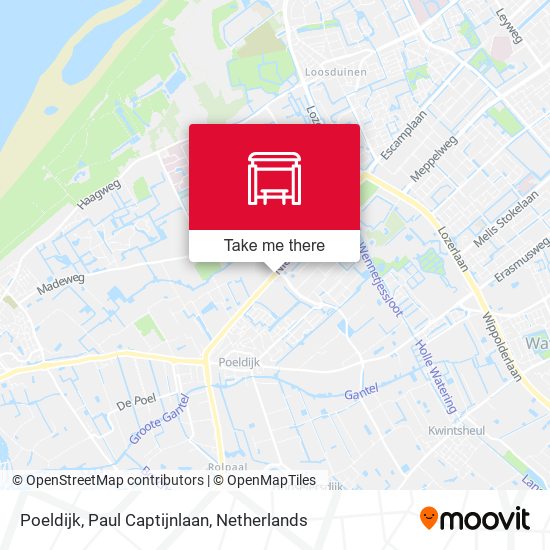 Poeldijk, Paul Captijnlaan map