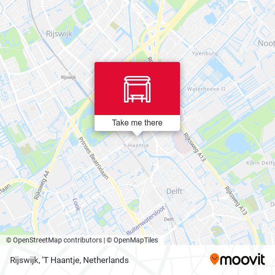 Rijswijk, 'T Haantje Karte