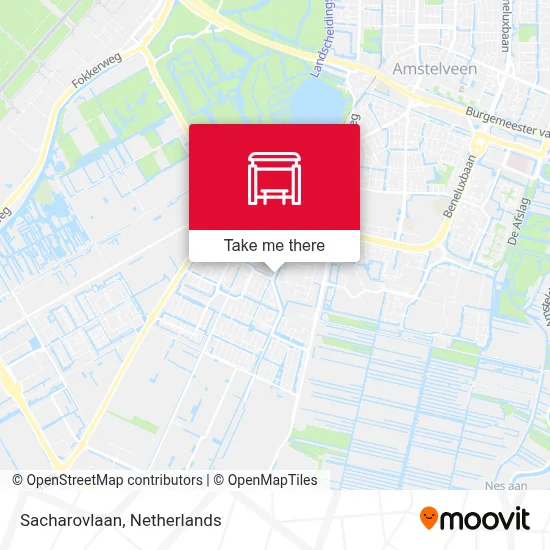 Sacharovlaan Karte