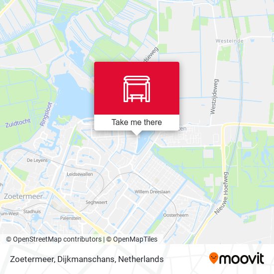 Zoetermeer, Dijkmanschans Karte