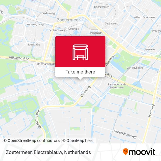 Zoetermeer, Electrablauw map