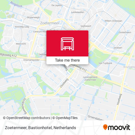 Zoetermeer, Bastionhotel map