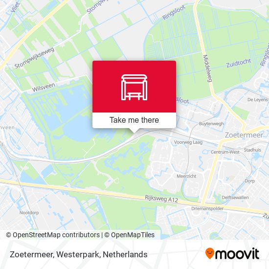 Zoetermeer, Westerpark map