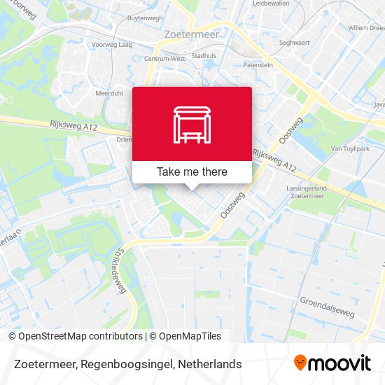Zoetermeer, Regenboogsingel Karte