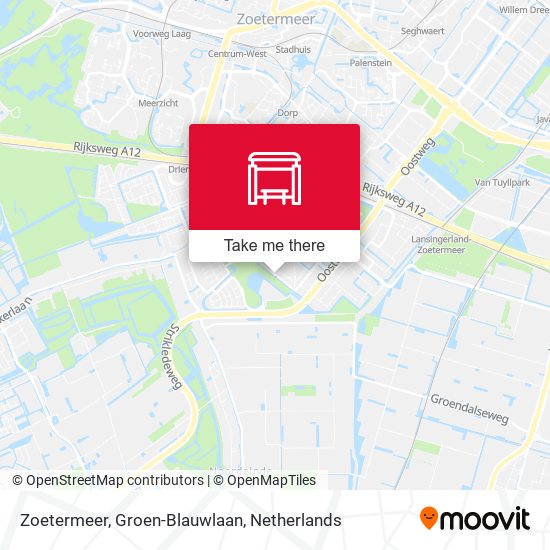How To Get To Zoetermeer, Groen-Blauwlaan By Bus, Train Or Light Rail?