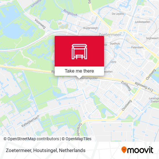 Zoetermeer, Houtsingel Karte