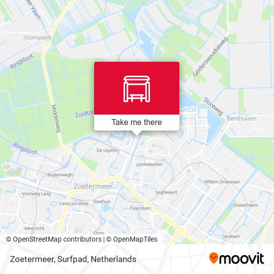 Zoetermeer, Surfpad map