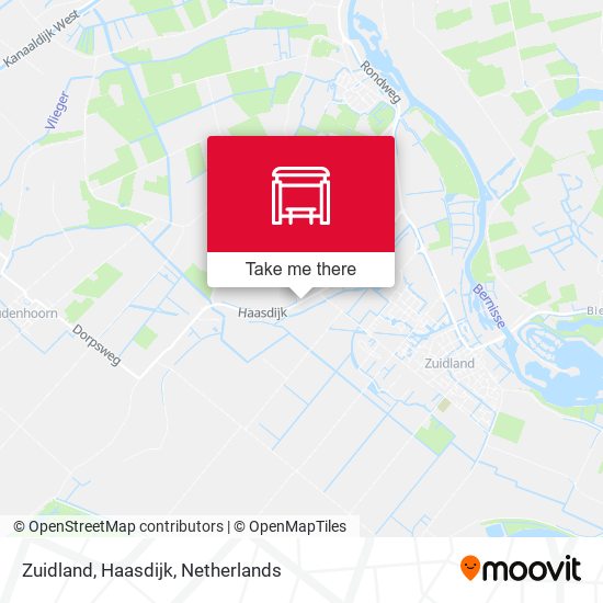 Zuidland, Haasdijk map