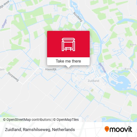 Zuidland, Ramshilseweg map