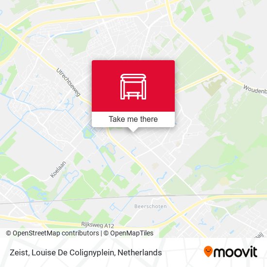 Zeist, Louise De Colignyplein Karte